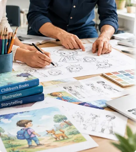 Children's book illustration services Australia